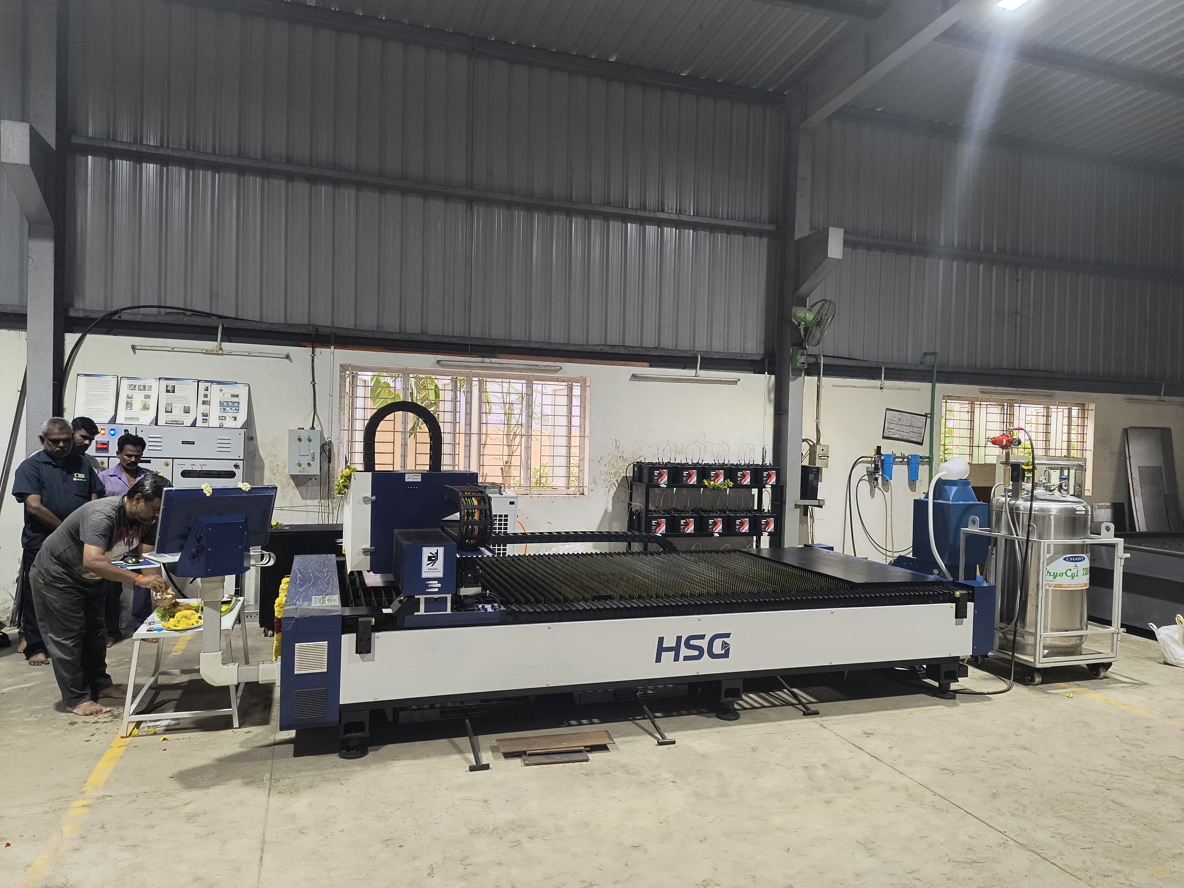 3 kW fiber laser cutting machine